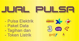 Banner Jual Pulsa Dan Token Listrik